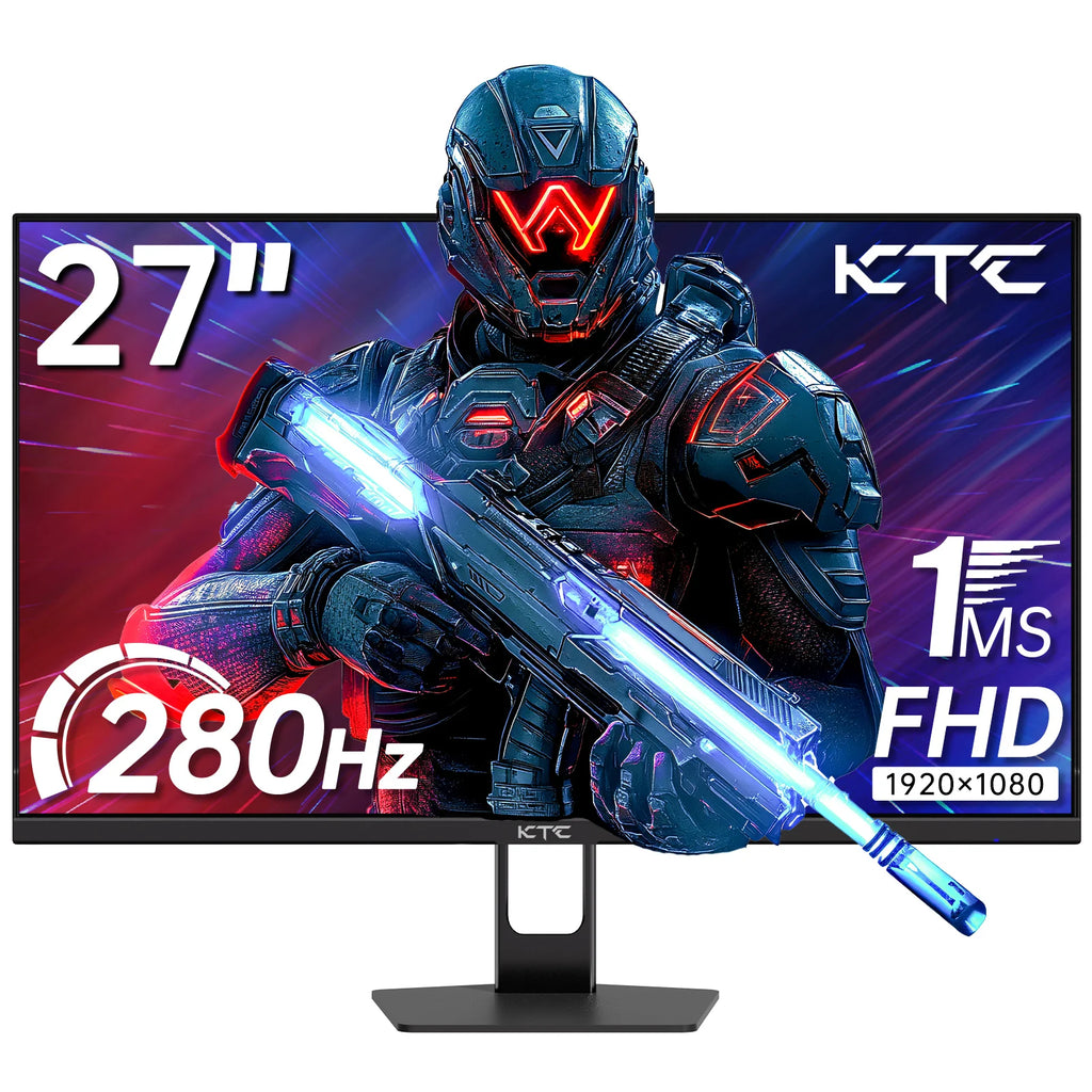 KTC 27” 280Hz 1ms Gaming Monitor – 1080p FHD