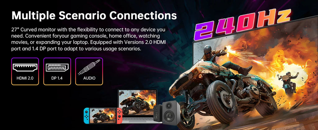 KTC 27” 280Hz 1ms Gaming Monitor – 1080p FHD