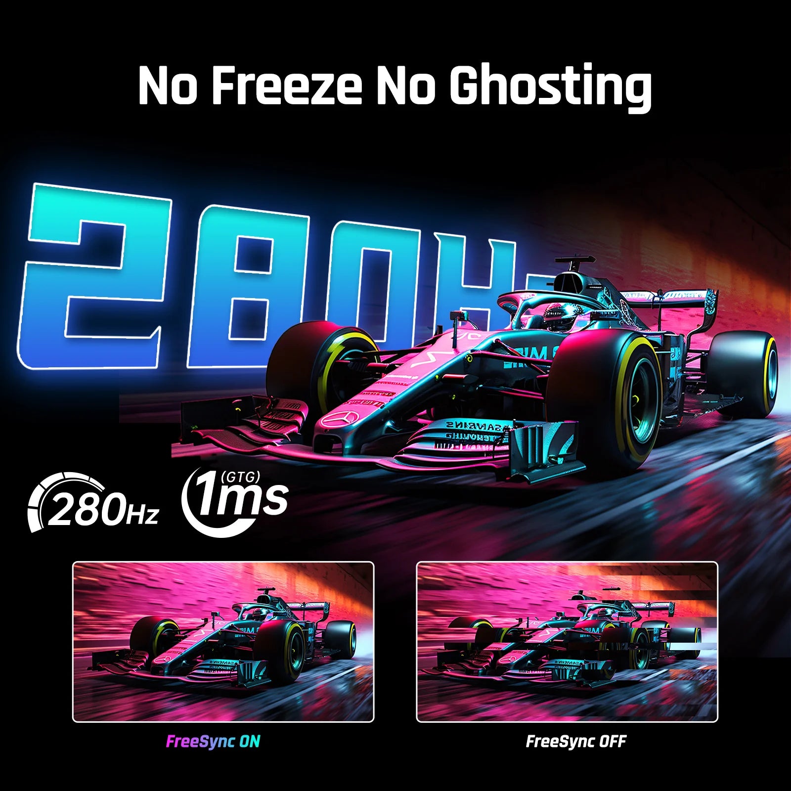 KTC 27” 280Hz Gaming Monitor 1080p