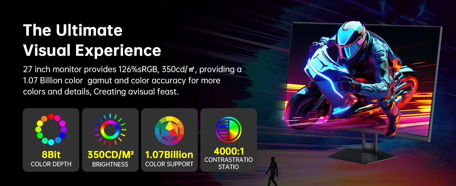 KTC 27” 280Hz 1ms Gaming Monitor – 1080p FHD